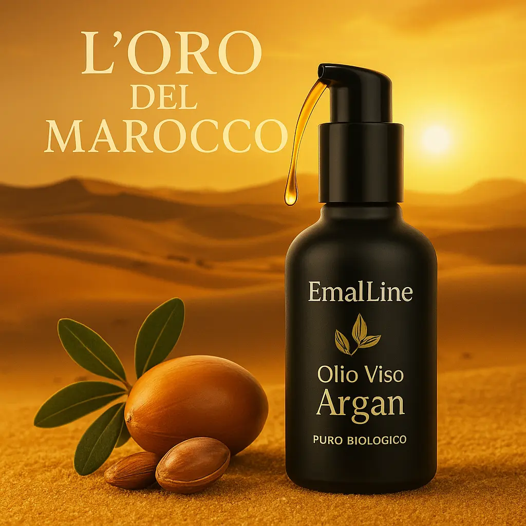 Olio di ARGAN L'Oro del Marocco 50 ml Bio EmalLine