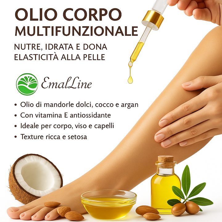 Art.108A Olio Corpo Superidratante con Oli Preziosi 250 ml EmalLine