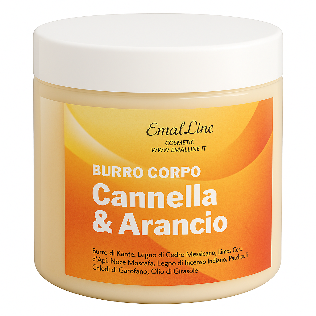 Art.108BR Burro Corpo Cannella e Arancio 220 ml EmalLine