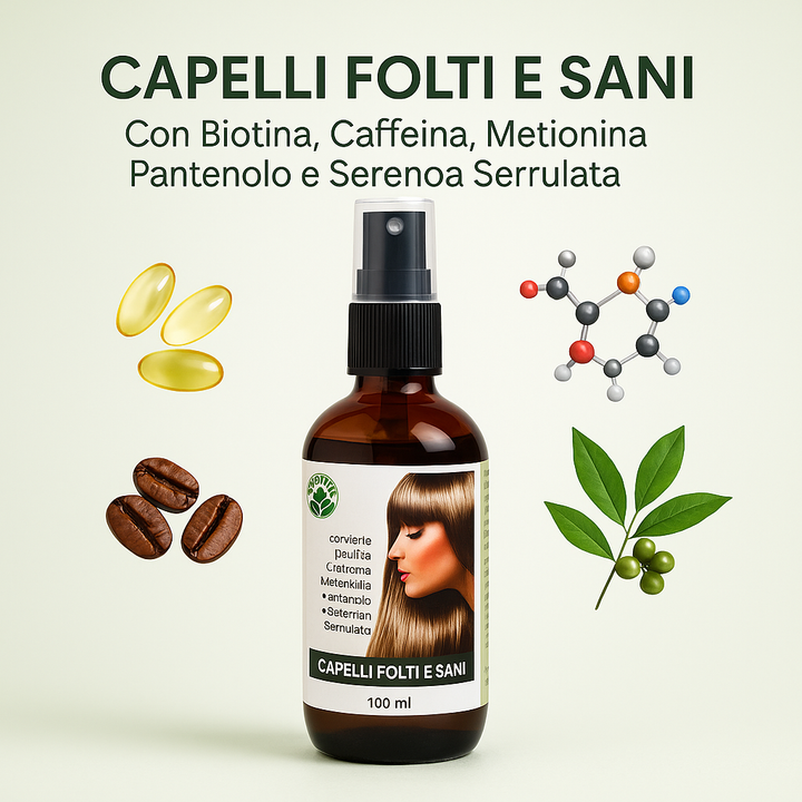 Art.145 Lozione Biotina, Gocce per Capelli Rinforzante con Repair Complex 100 ml EmalLine