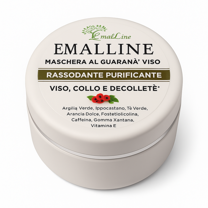 Art.443 Maschera Fango Rassodante Viso al Guaranà 100 ml EmalLine