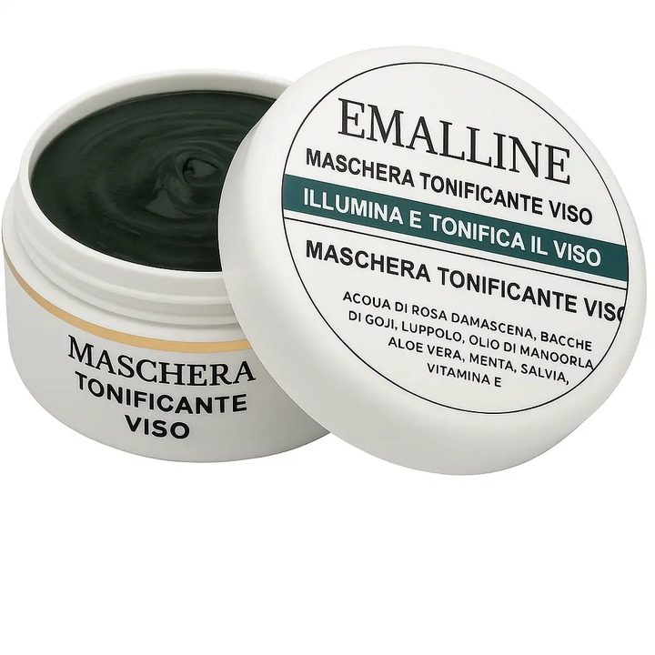 Art.447 Maschera Tonificante Viso 100 ml EmalLine