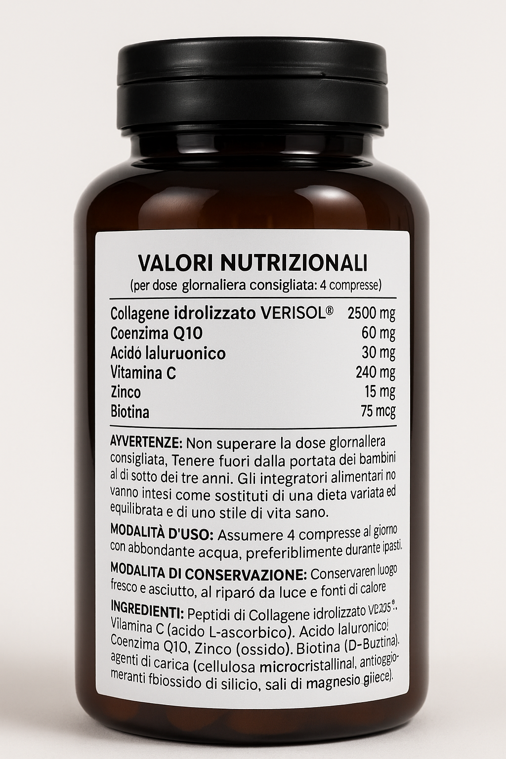 Art.CB05 Collagene Complex 120 compresse da 1 g Emal Line