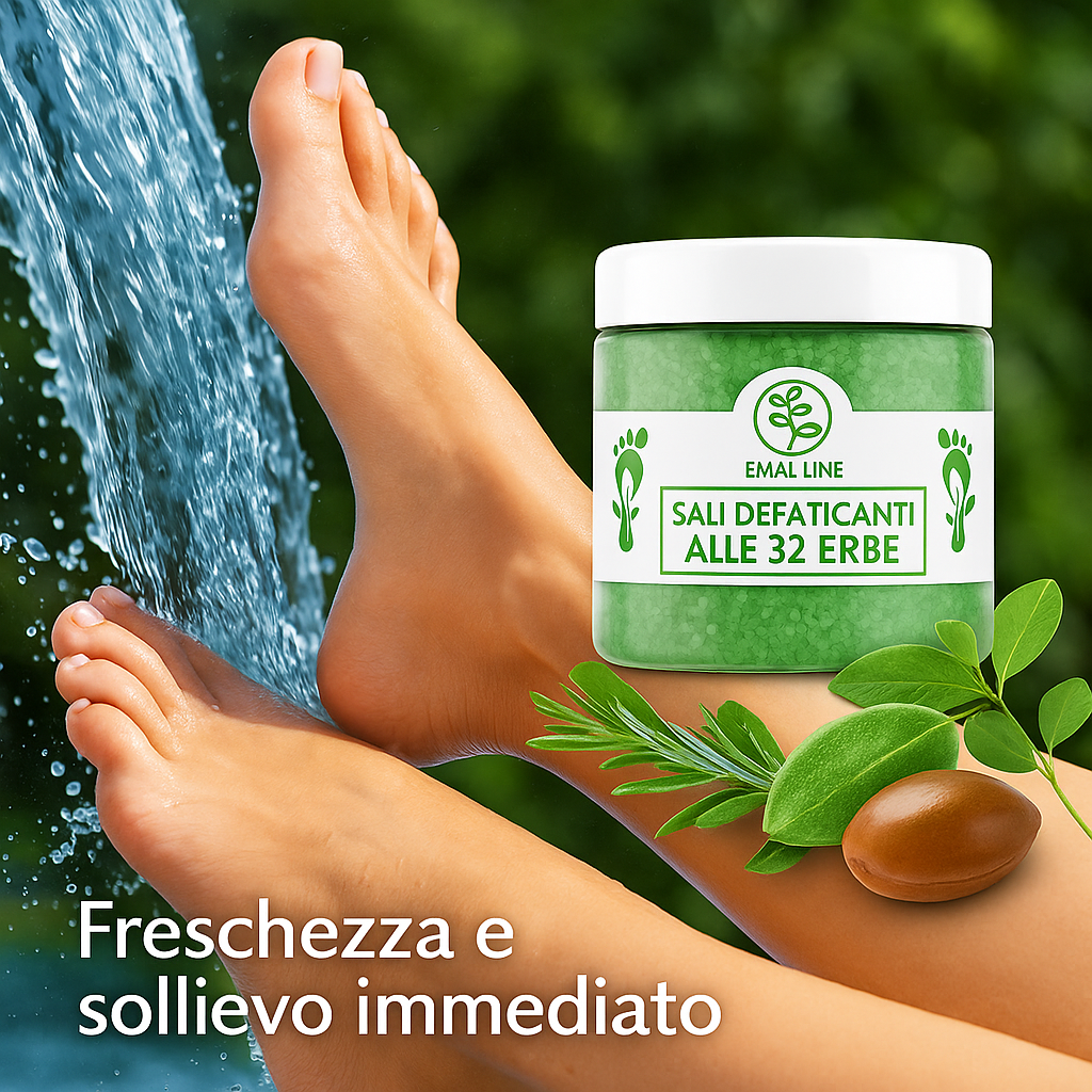 Art. SL1 – Sali da Bagno Defaticanti Piedi e Corpo 500 ml – Emal Line EmalLine