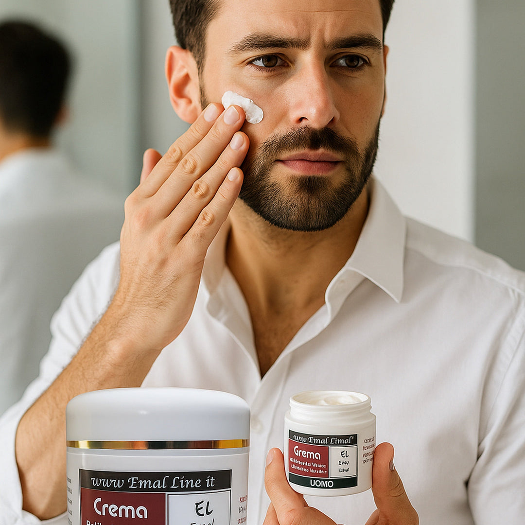 Art.100UC Crema Uomo Reidratante Viso e Contorno Occhi 50 ml – Emal Line EmalLine