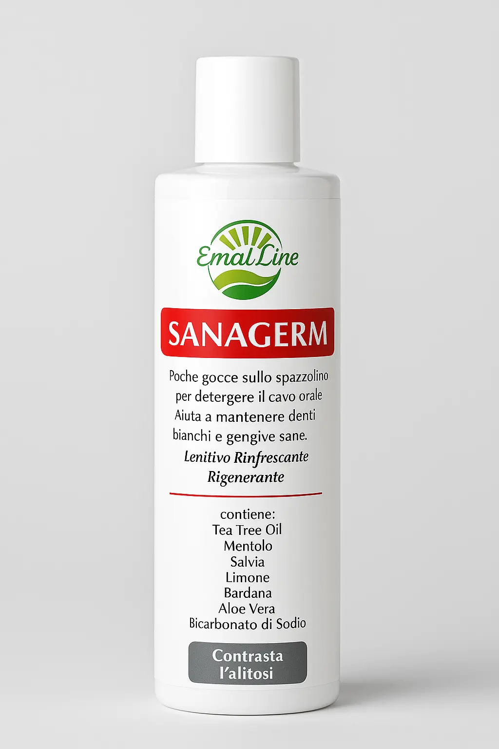 Art.015 Sanagerm Trattamento Completo Igiene Orale 200 ml EmalLine