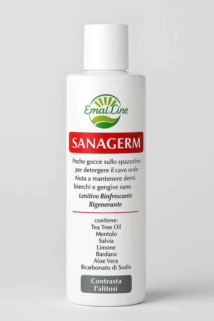 Art.015 Sanagerm Trattamento Completo Igiene Orale 200 ml EmalLine