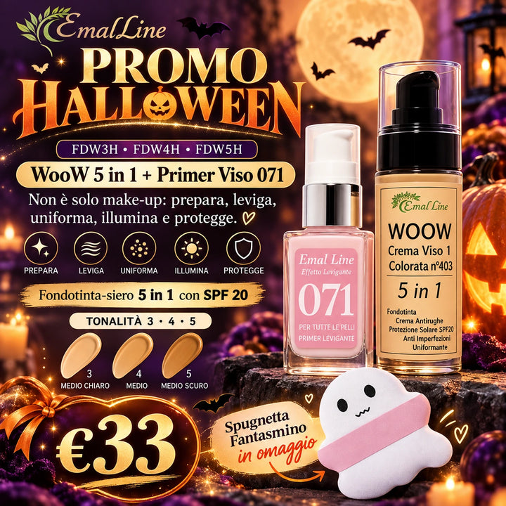 WooW 5 in 1 + Primer Viso Levigante 071 | Kit EmalLine