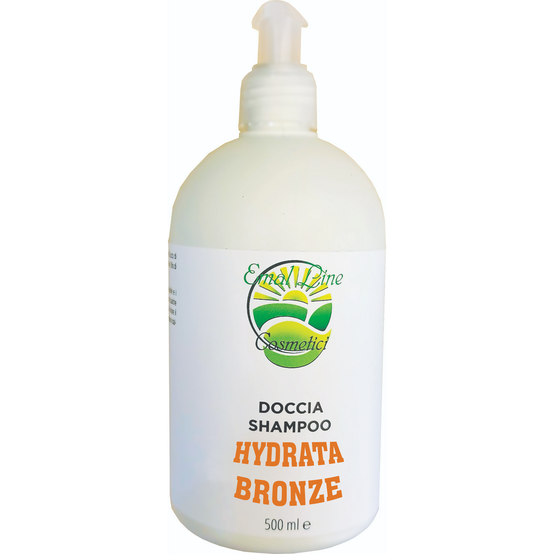 Art.344 Doccia Shampoo Hydrata Bronze – Idratante e Prolunga Abbronzatura 200ml | Emal Line EmalLine