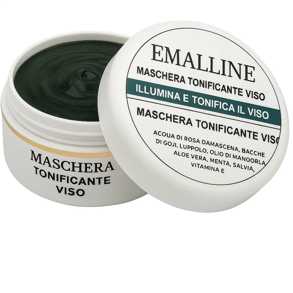 Art.447 Maschera Tonificante Viso 100 ml EmalLine