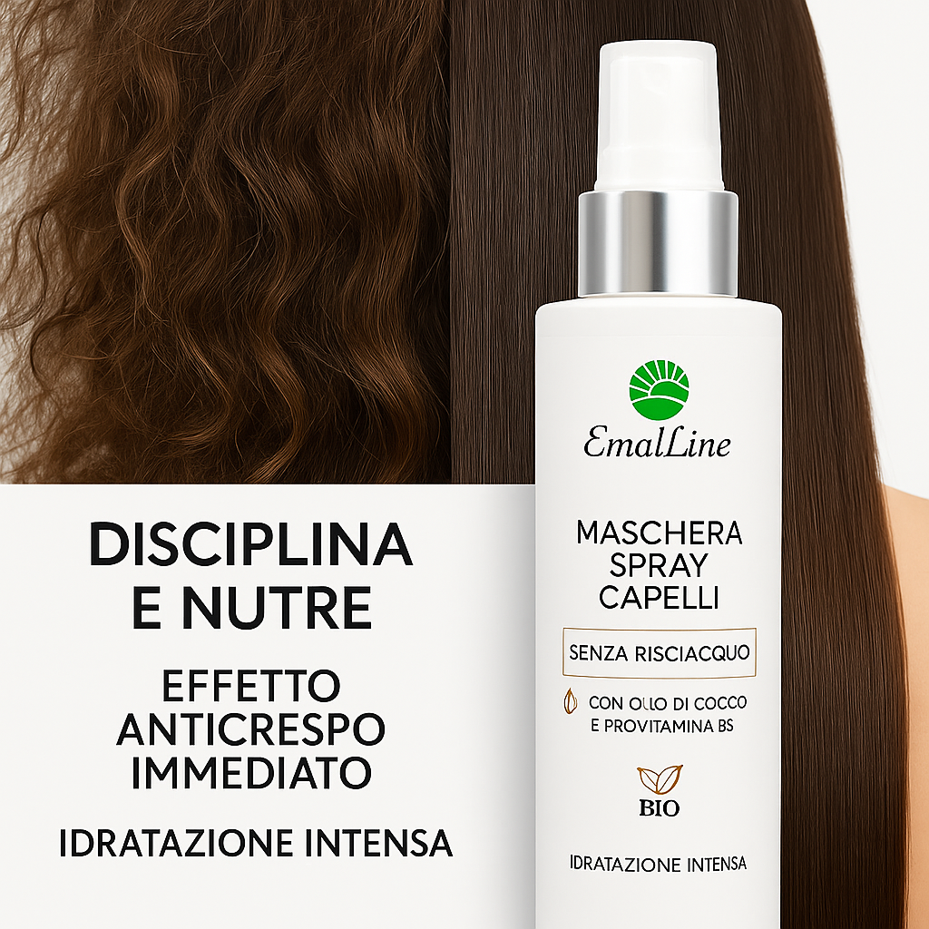 Art.495 Maschera Spray Capelli Senza Risciacquo 250 ml EmalLine