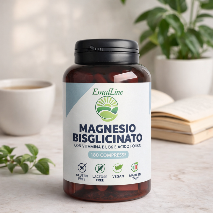 Magnesio Bisglicinato con Vitamine B – 180 compresse