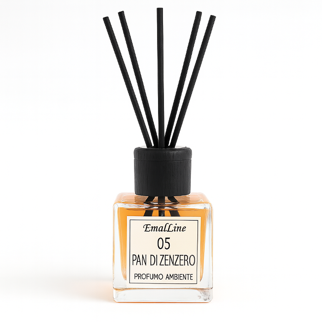 Art. PRAMB05 – Profumatore d’Ambiente Fragranza Pan di Zenzero 100 ml – Emal Line EmalLine
