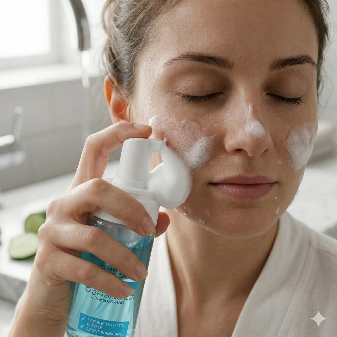 Clear Foam Mousse Detergente Delicata BioLine - Step 2 Skincare Coreana