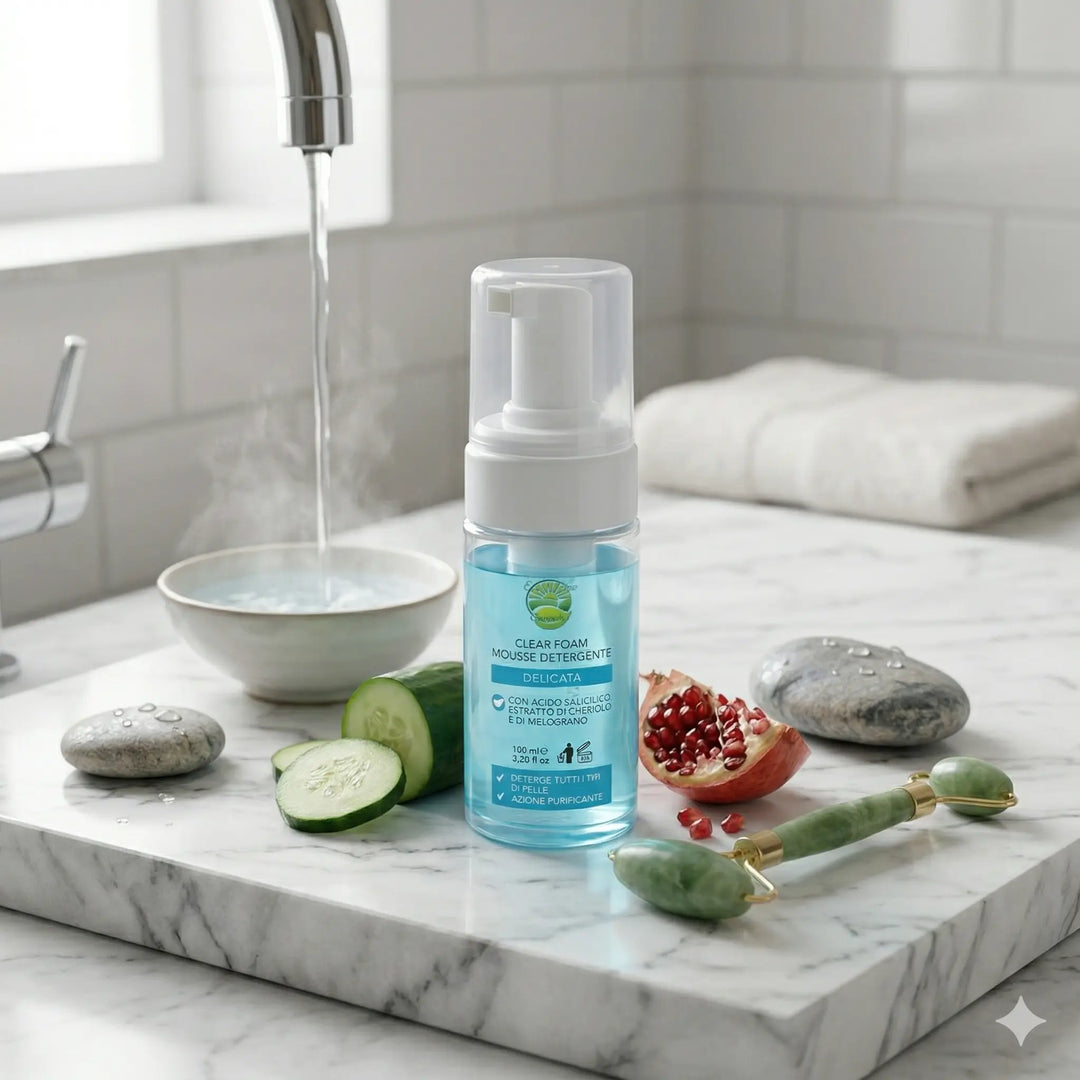 Clear Foam Mousse Detergente Delicata BioLine - Step 2 Skincare Coreana