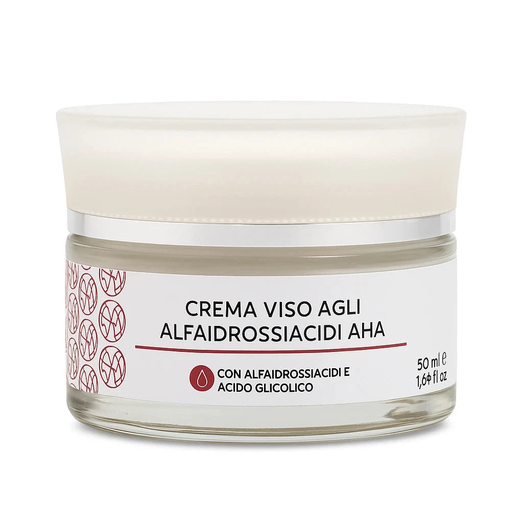 Art.118 Crema Rinnova Viso agli Alfa-Idrossiacidi AHA 50 ml EmalLine