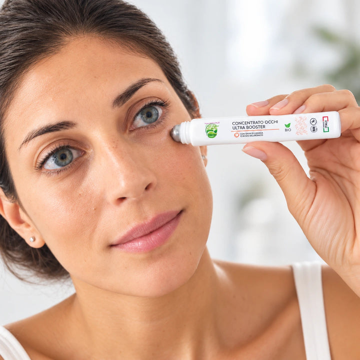 Concentrato Occhi Ultra Booster Roll-On con Bava di Lumaca e Acido Ialuronico 10 ml