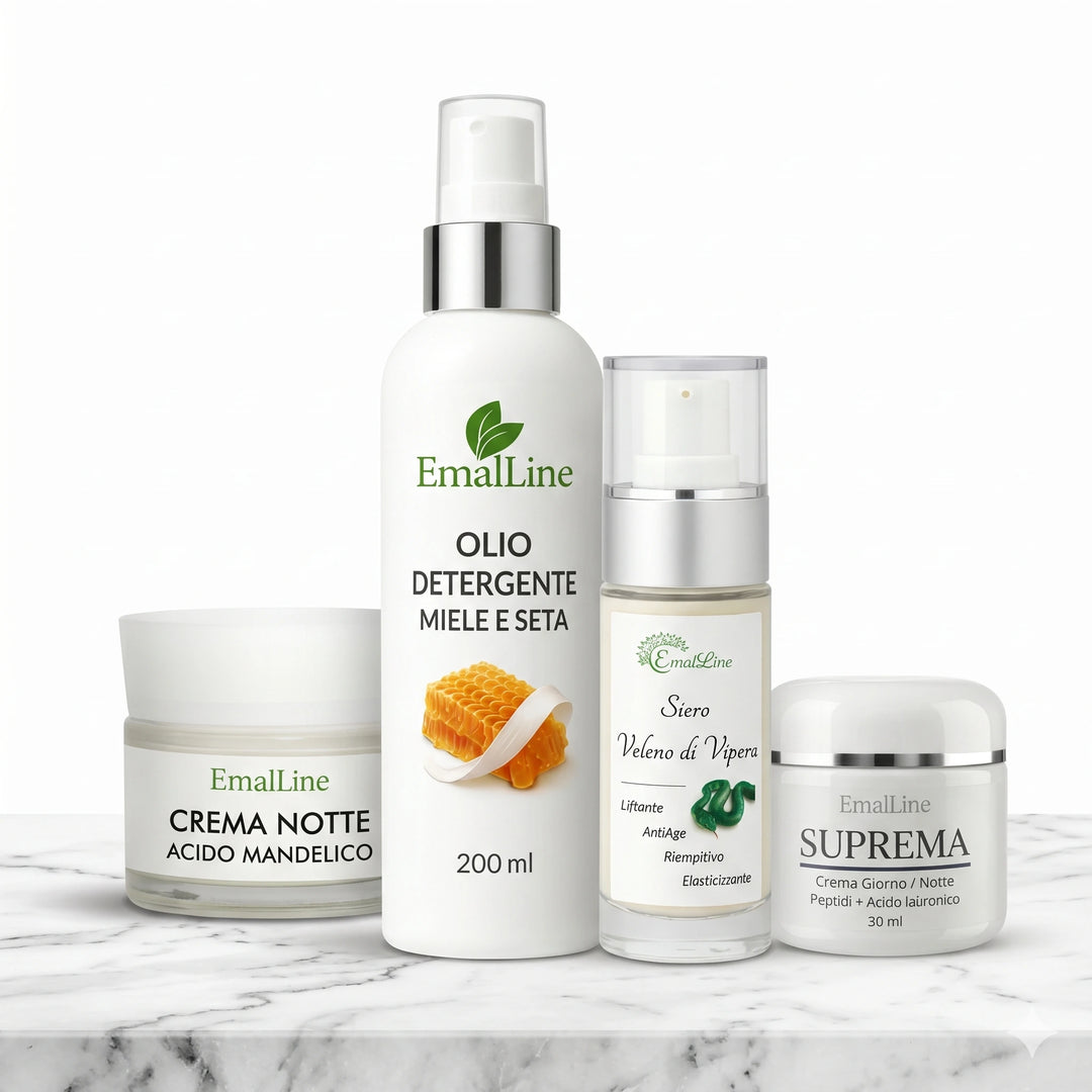 Kit Advanced Effetto Botox e Anti-Macchie EmalLine con omaggio - Trattamento viso intensivo anti-age