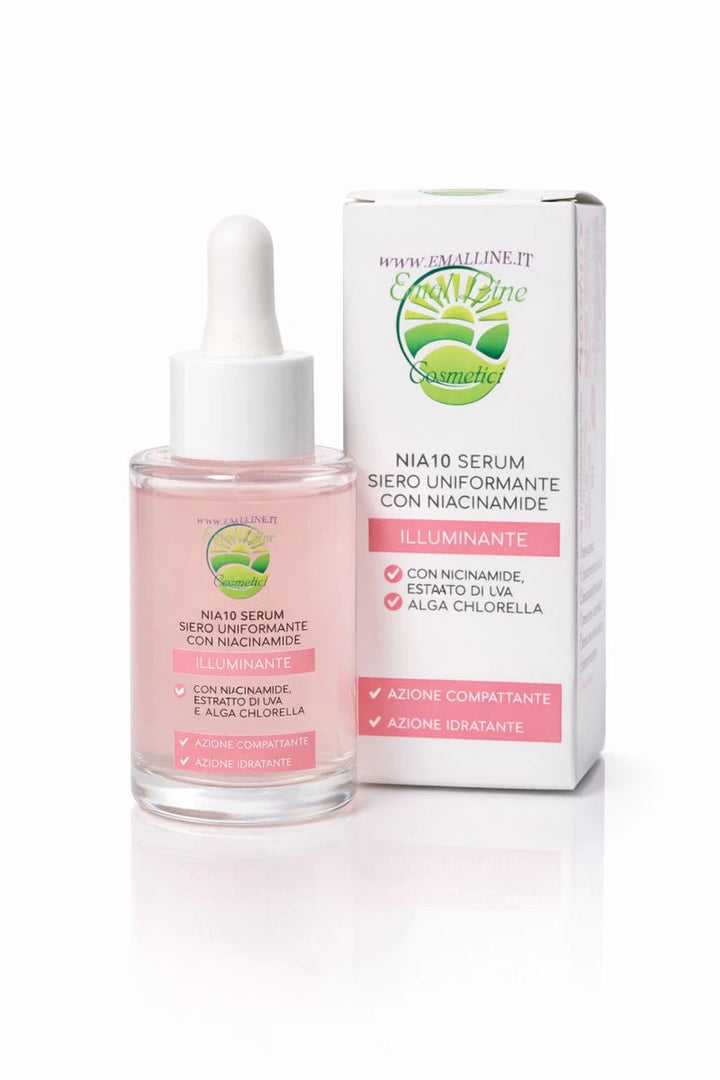 NIA10 Serum – Siero Viso Illuminante & Uniformante  30 ml - EmalLine