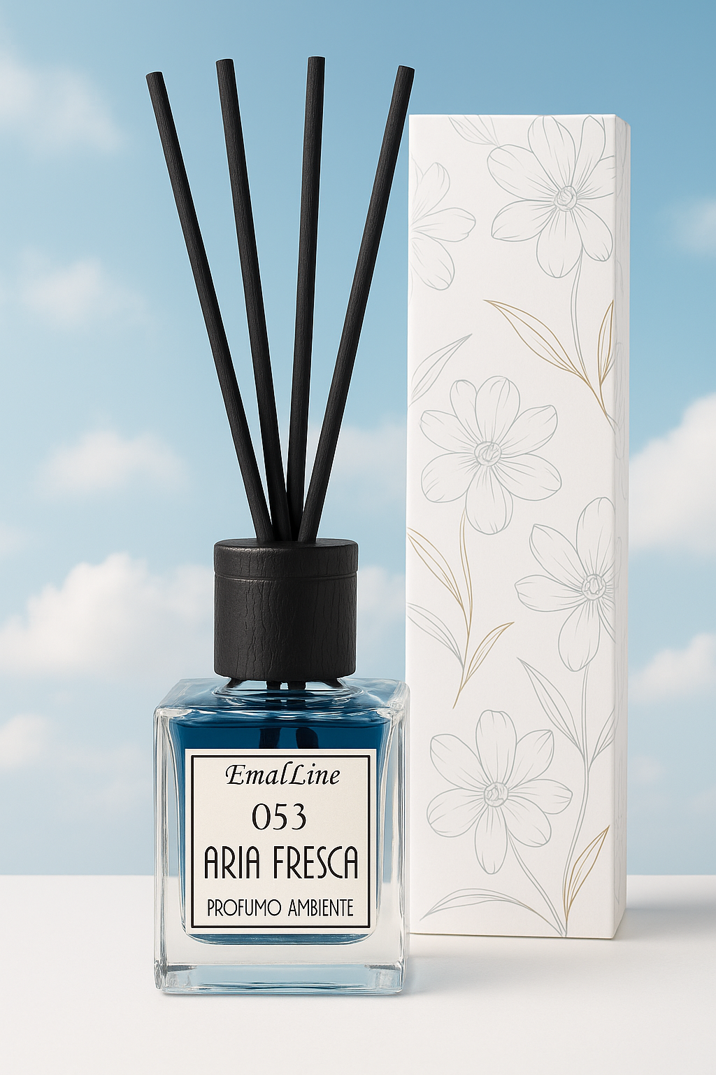 Art. PRAMB053 – Profumatore d’Ambiente Fragranza Aria Fresca 100 ml – Emal Line EmalLine