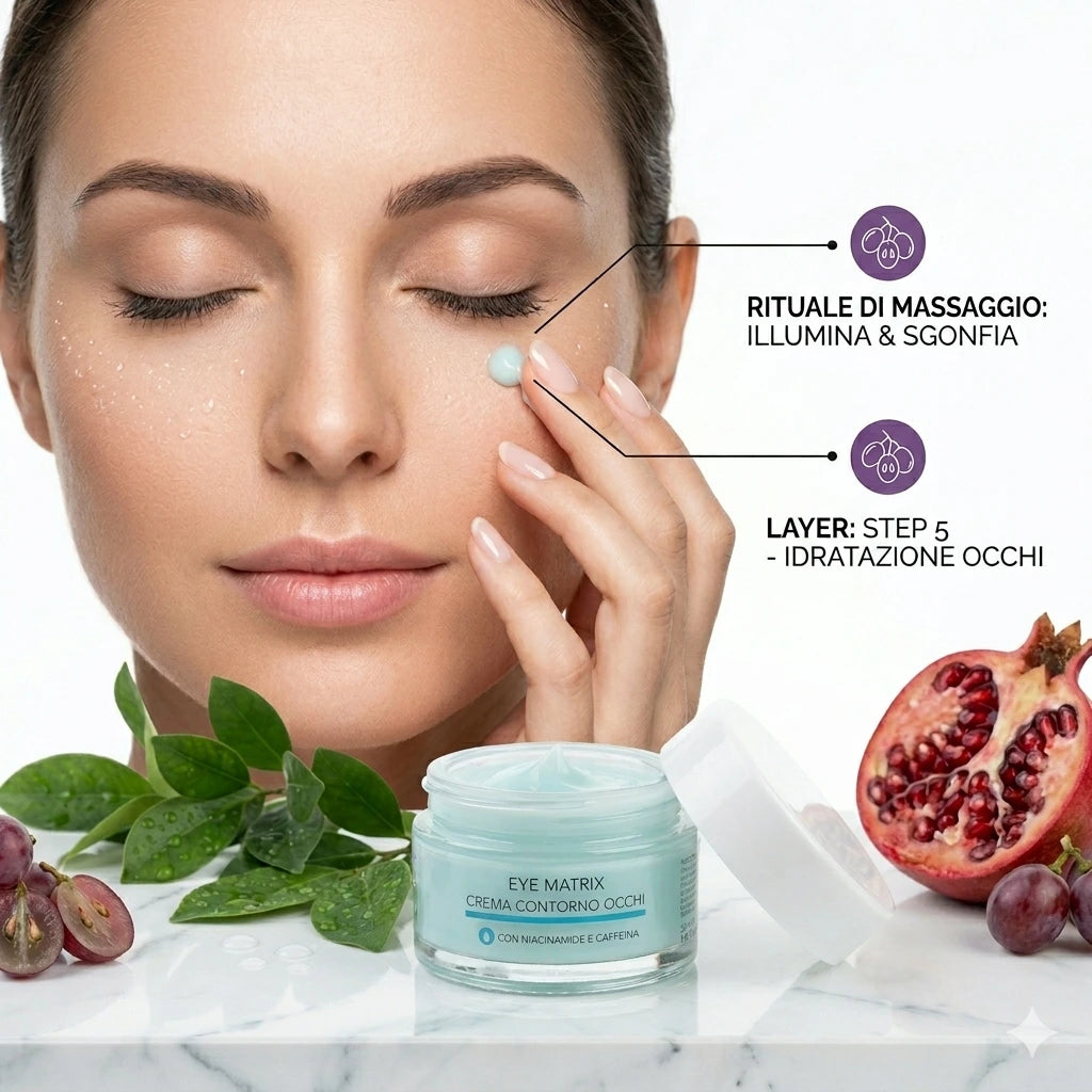 EYE MATRIX – Crema Contorno Occhi Illuminante 30ml con Bakuchiol e Bio-Peptidi