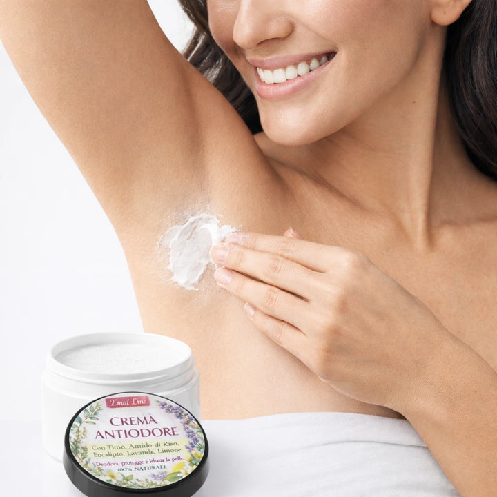 Crema Antiodore Naturale al Timo e Zinco Ossido | Emalline