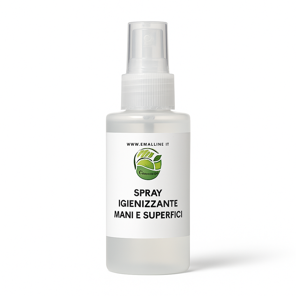 Art.001G Spray Igienizzante Mani e Superfici 125 ml – Emal Line EmalLine